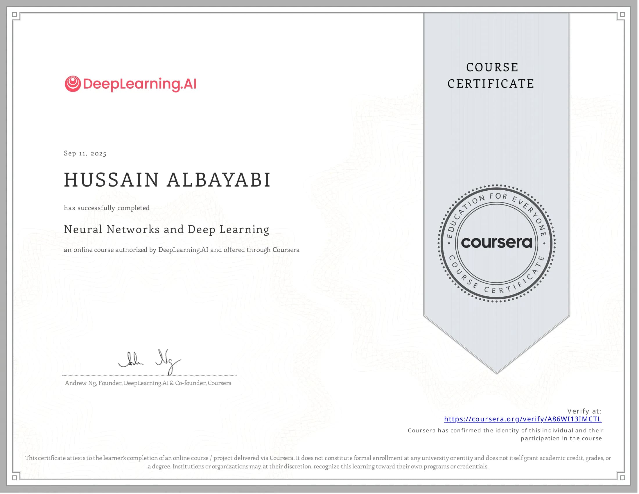 IBM & DeepLearning.AI — AI & Machine Learning